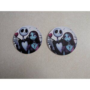 The Nightmare Before Christmas Heat-Resistant Car Coasters (2-Pack)